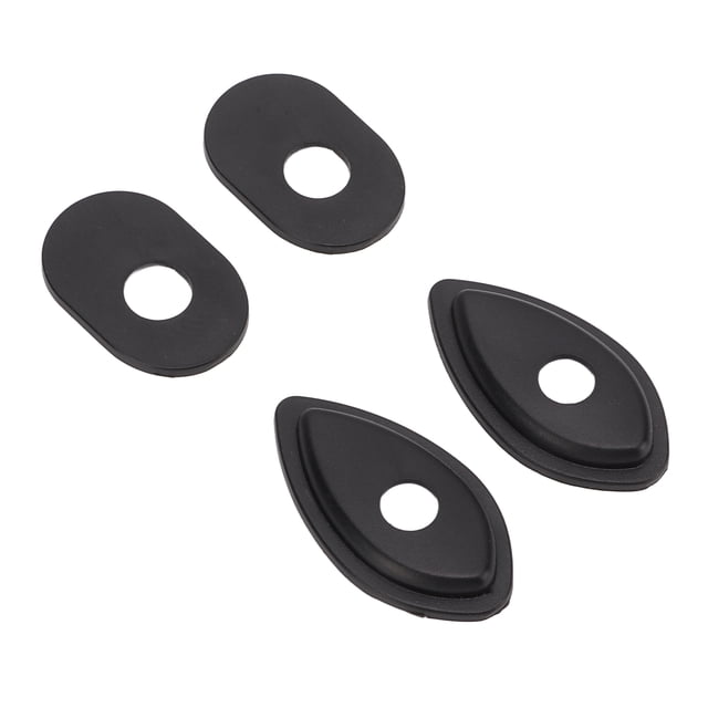 Gurn Signal Spacer, Adaptadores de Señal de Profesionales de Negro ESTABLE PARA MOTOCLETA