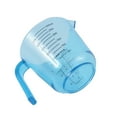 thumbnail image 3 of Kitchen Bakery Baking Plastic Water Liquid Measuring Cup 300ml Clear Blue, 3 of 3