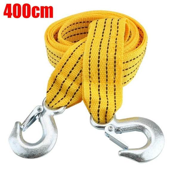 AYFFDIYI 1pc 400cm Vehicle Tow Strap Car Trailer Rope Nylon Rope Tow Trailer NEW Car