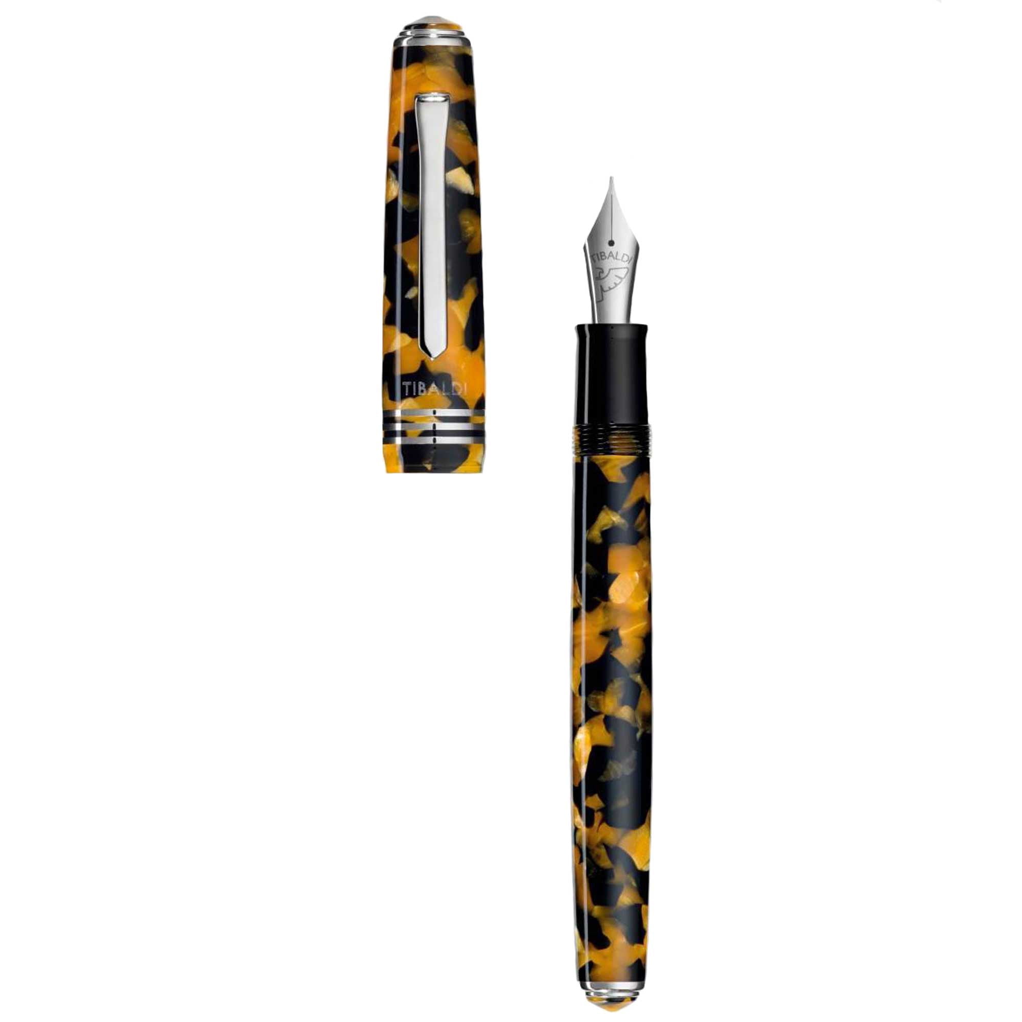 Tibaldi N60 Amber Yellow Fountain Pen