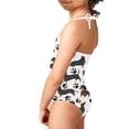 thumbnail image 4 of FOR U DESIGNS Adorable Halter Neck Swimsuits for Girls 9-10 Years Old Dachshund Dog Paw Sleeveless Backless Bathing Suit Casual Beach Wear, 4 of 6