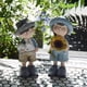 thumbnail image 4 of Estatua de Jardín para Niño Y Niña, Estatua de Jardín de Resina, Adorno de Jardín, Figura en Miniatura Bonita para Porche, Patio Al Aire Libre, Hogar Azul, 4 of 8