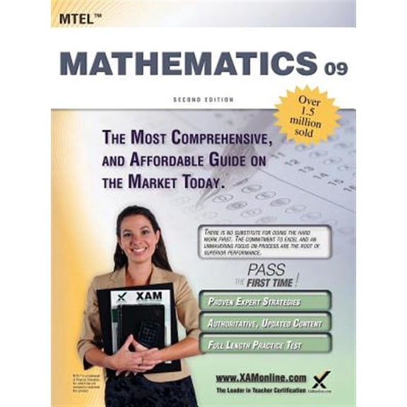 Pre-Owned Mtel: MTEL Mathematics 09 Teacher Certification Study Guide Test Prep (Paperback)