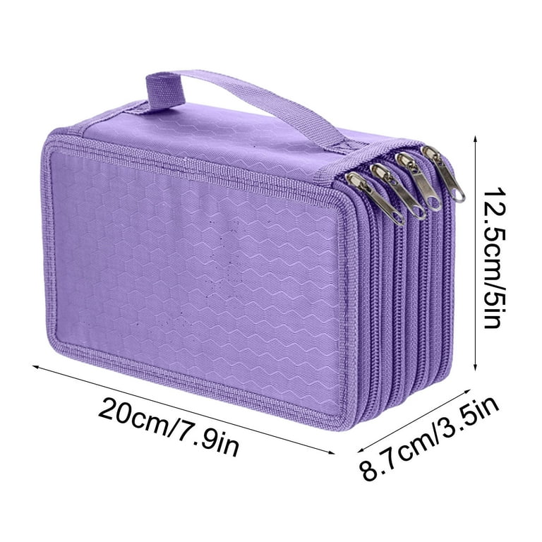 4-Layer Pencil Case with 72 Slots Pencil Pouch Bag,Large Capacity