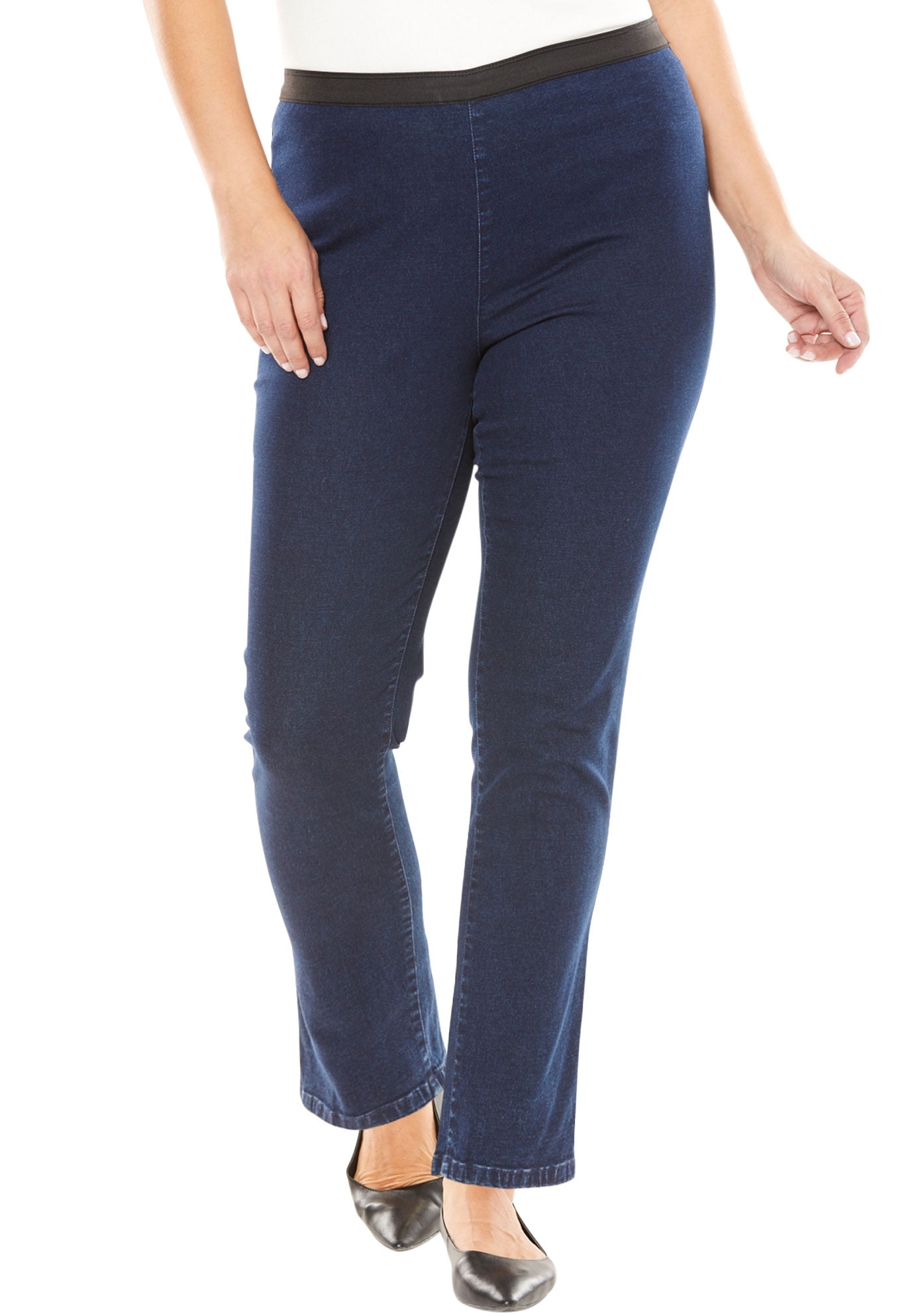 walmart plus size denim jeggings