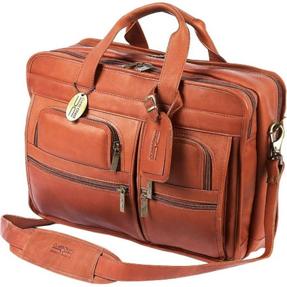 ClaireChase Exclusive Carrying Case (Briefcase) for 17" Notebook, Saddle