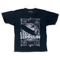 thumbnail image 6 of Led-Zeppelin Men's Officially Licensed Graphic Classic Rock Heavy Metal Tee T-Shirt (Large, Black/White Distressed Print), 6 of 6