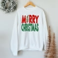 thumbnail image 3 of Red And Green Merry Christmas | Sweatshirt, 3 of 4