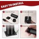 thumbnail image 4 of 4 Pieces Adjustable Furniture Legs, Round Furniture Feet Metal Stainless Steel Sofa Leg Table Feet, Adjustable Height 0-15mm, 50*80mm Black, 4 of 5