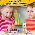 thumbnail image 3 of 2 Pieces Stacking Peg Board Set Toy Wooden Triangle Peg Games Peg Triangle Game Wooden Baseball Dice Board Game Stack It Peg Game Skill Occupational Therapy Toys for Gaming Parties, 3 of 7