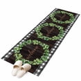 thumbnail image 2 of Spring Eucalyptus Leaves 2'x6' Runner Rug, Farmhouse Botanical Brown Wood Washable Non-Slip Area Rugs for Hallway Kitchen Floor Bedroom Entryway, StainResistant Laundry Carpet Decoration Indoor Mat, 2 of 9