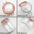 thumbnail image 3 of Recipientes de vidrio Encheng, 1000 ml, juego de 4 unidades, 32 oz, 3 of 7