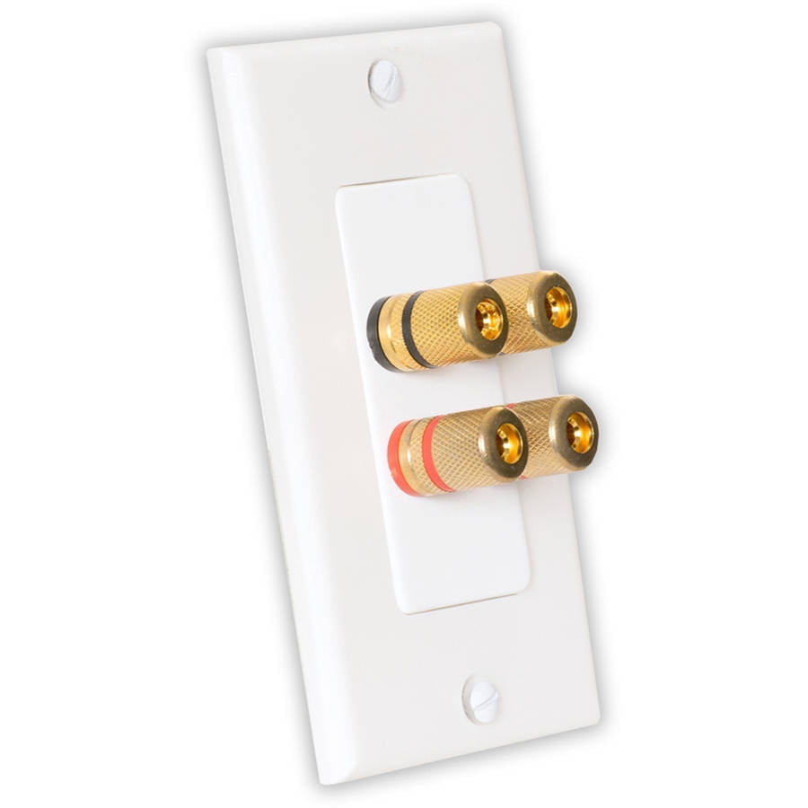 Free Shipping x 2 Speaker Wall Plate 8 posts on each