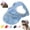 Blue, variant on Tucknest Dog Hats for Large Dogs, Dog Baseball Cap with Ear Holes, Adjustable Pet Sun Hat Canvas for Summer Outdoor Walking, Gray, Size L