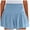 Sky Blue, variant on JIKNTTR Casual Shorts for Women Womens Shorts High Elastic Waisted Pleated Ruffle Cute Shorts Beach Flowy Shorts Summer Casual Shorts