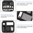 thumbnail image 2 of Funda organizadora de cables MATEIN con divisor ajustable azul, 2 of 9