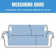 thumbnail image 3 of CHOK 100% Waterproof Sofa Cover Machine Washable Couch Cover Non Slip Furniture Protector Slipcover for Dogs  Children  Pets  Oversized Sofa  Brown, 3 of 8