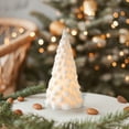 thumbnail image 5 of Ceramic Christmas Tree Decoration, White Light Up Porcelain Christmas Trees, Tabletop Trees Figurines for Modern Home Holiday Decoration (15.8Cm), 5 of 6