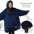 thumbnail image 2 of Reversible Oversized Warm Blanket Hoodie Sweatshirt Kids Size, 2 of 7