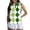 Green, variant on Womens Tropical Palm Tree Polo Shirt Sleeveless Collared Zip Neck Hawaiian Print Casual Summer Golf Top