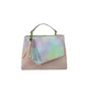 thumbnail image 1 of Mini bolsa de hombro genérica de mujer rosa de piel vegana, 1 of 4