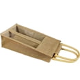 thumbnail image 2 of Transparent Window Gift Bag Multi-function Wine Bag Flax Champagne Bottle Bag, 2 of 8