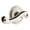 Polished Nickel, variant on Grandeur 820081 Circulaire Solid Brass Rose Right Handed Passage Door Lever Set - Brass