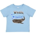thumbnail image 3 of Inktastic Whale, Hello Cute Whale Shark with Bubbles Boys or Girls Baby T-Shirt, 3 of 5