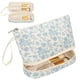 thumbnail image 1 of Bolsa organizadora de viaje Ethereal pequeña de 2 capas para maquillaje, color azul, 1 of 6