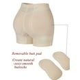 thumbnail image 5 of FANNYC Women's Butt Lifter Panties Shapewear Tummy Control Enhancer Underwear Shorts Fake Hips Buttocks Briefs Knickers Body Shaper,Apricot/Black, 5 of 7