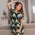 thumbnail image 3 of Lsque Watercolor St Patrick Day Pattern Nightgowns for Women Sleep Shirts Short Sleeve Nightshirt Pullover Nightdress Soft Sleepwear Relaxed Fit Nightdress, 3 of 6