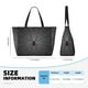 thumbnail image 4 of Fotbe Black Spider On Web Bolsa de Viaje para Playa - Resistente al Agua, Bolsa Tote de Gran Capacidad y Ligera con 7 Bolsillos para Mujeres y Hombres, 4 of 7