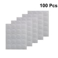 thumbnail image 2 of EeaseCA 5 Feuilles/100 Pcs 25MM Patchs en Résine Rondes Autocollants Transparents pour Fabrication de Bijoux, 2 of 5