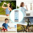 thumbnail image 5 of HYEASTR Hydrogen Water Bottle 14 Oz 2024 New Portable Hydrogen Water Ionizer Machine, Hydrogen Water Generator, Hydrogen Rich Water Glass Health Cup for Home Office Travel - Black, 5 of 8