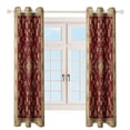thumbnail image 4 of Bohemia Window Blackout Curtain 3d Printed Blackout Curtain Bedroom Living Room Hotel Window 2 Panel Shade, 4 of 6