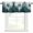 Green, variant on Dark Purple Forest Kitchen Valances for Windows, Watercolor Clouds Trees Mountain Bathroom Window Valances 42x12 Inch Rod Pocket Window Treatments Valance Curtains for Living Room Bedroom Decor