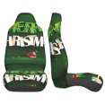 thumbnail image 3 of Pofeuu Merry Christmas Print Automotive Car Seat Covers Flat Cloth Full Set Seat Covers,Car Seat Covers front seats for Cars Trucks and SUVs(Two packs), 3 of 7