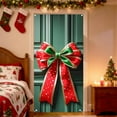 thumbnail image 4 of Fmbmuo Holiday Door Cover 71x35 Inch Green Machine Washable Bowknot Valentine's Day Decoration, Lightweight Seasonal Home Decor Abstract Party Backdrop for Interior Doors, 4 of 5