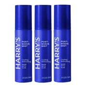 Harry's Post Shave Mist, Alcohol-Free Formula made with Aloe, Eucalyputus, and Tea Tree, 3.4 Fl. Oz, Pack of 3