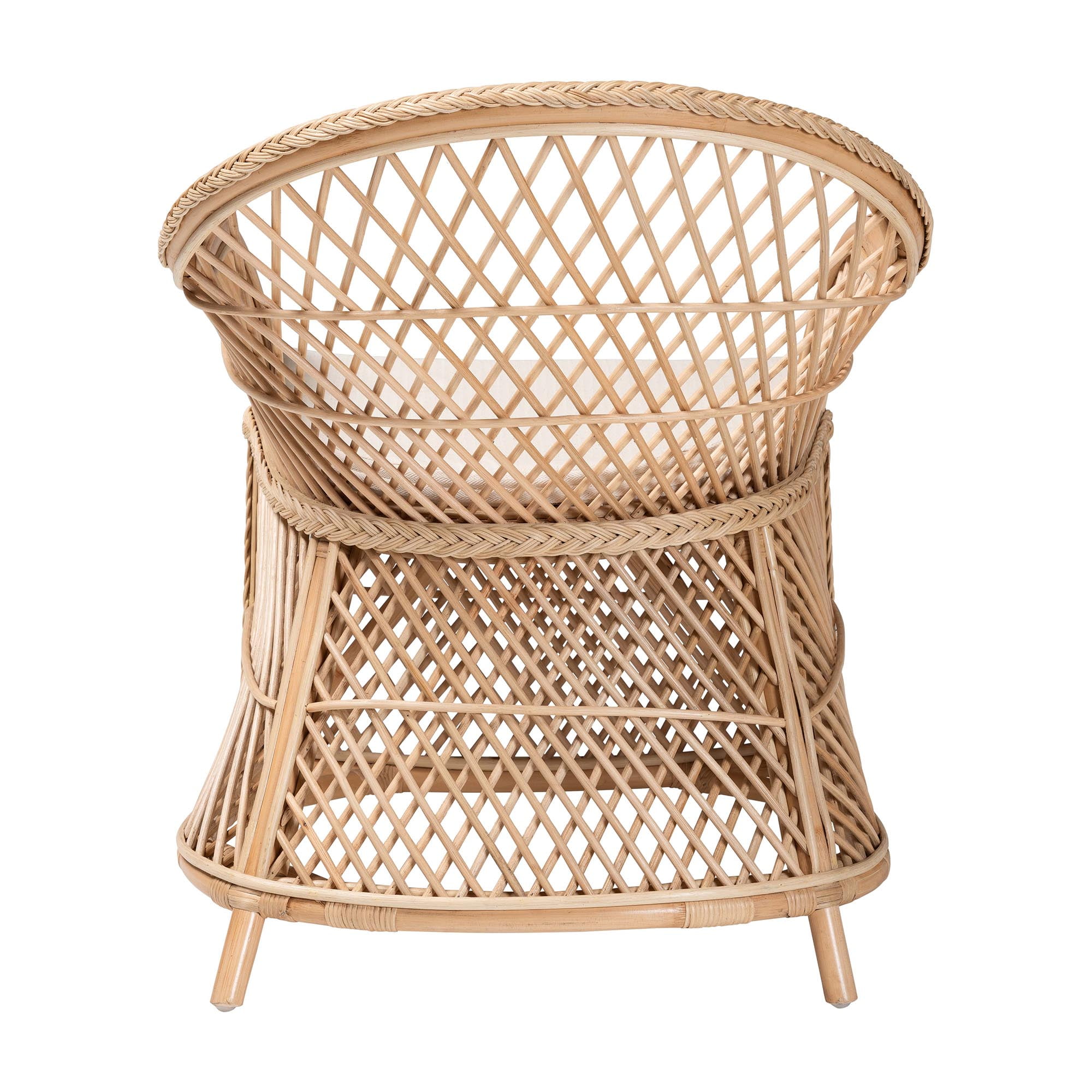 bali & pari Casilda Boho Arm Chair, Natural