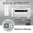 thumbnail image 6 of LG 23,500 BTU 230V Dual Inverter Smart Window Air Conditioner, LW2422IVSM, 6 of 17