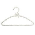 thumbnail image 2 of veasfak 39cm ABS Pearl Clothes Hanger Hook Holder Rack White Bowknot For Adults Kids, 2 of 9