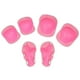 thumbnail image 5 of 6102a673fc0b5824d34e4537 en blanco Rosa 6 piezas Zulema niños patinaje de seguridad de protección, 5 of 6