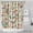 Pioneer Flower Floral-1, variant on Pioneer Flower Floral Print Pattern Shower Curtain 36"x72" ,Bathroom Decorative Shower Curtains Set with 12 Hooks,Modern Waterproof Washable Shower Curtain