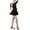 Black, variant on Girls Gymnastics Leotards Latin Ballet Party Dance Wear Ballroom Dance Three Piece Dress with Belt Teen Girl Clothes Black 8-9 Years