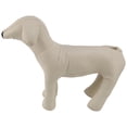 thumbnail image 4 of Leather Dog Mannequins Standing Position Dog Models Toys Pet Animal Shop Display Mannequin White M, 4 of 8