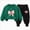 Green, variant on 4-5 Years Girls Long Sleeve Pajama Set Toddler Long Sleeve Top and Pants 2 Piece Pajama Set for Girls 6 9 12 18 24 Months 2T 3T 4T Fall Winter Outfiti,Orange