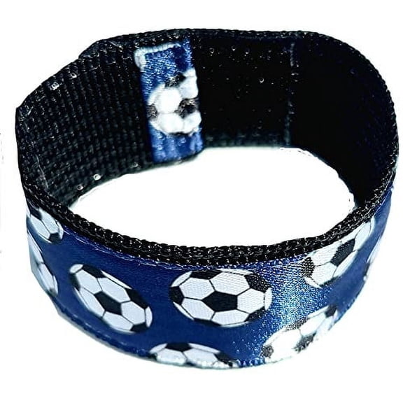Sleeve Scrunchies Soccer Navy (pair)