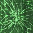 thumbnail image 1 of Ahgly Company Indoor Square Abstract Emerald Green Modern Area Rugs, 4' Square, 1 of 4