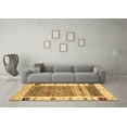 thumbnail image 3 of Ahgly Company Indoor Square Abstract Brown Contemporary Area Rugs, 6' Square, 3 of 4